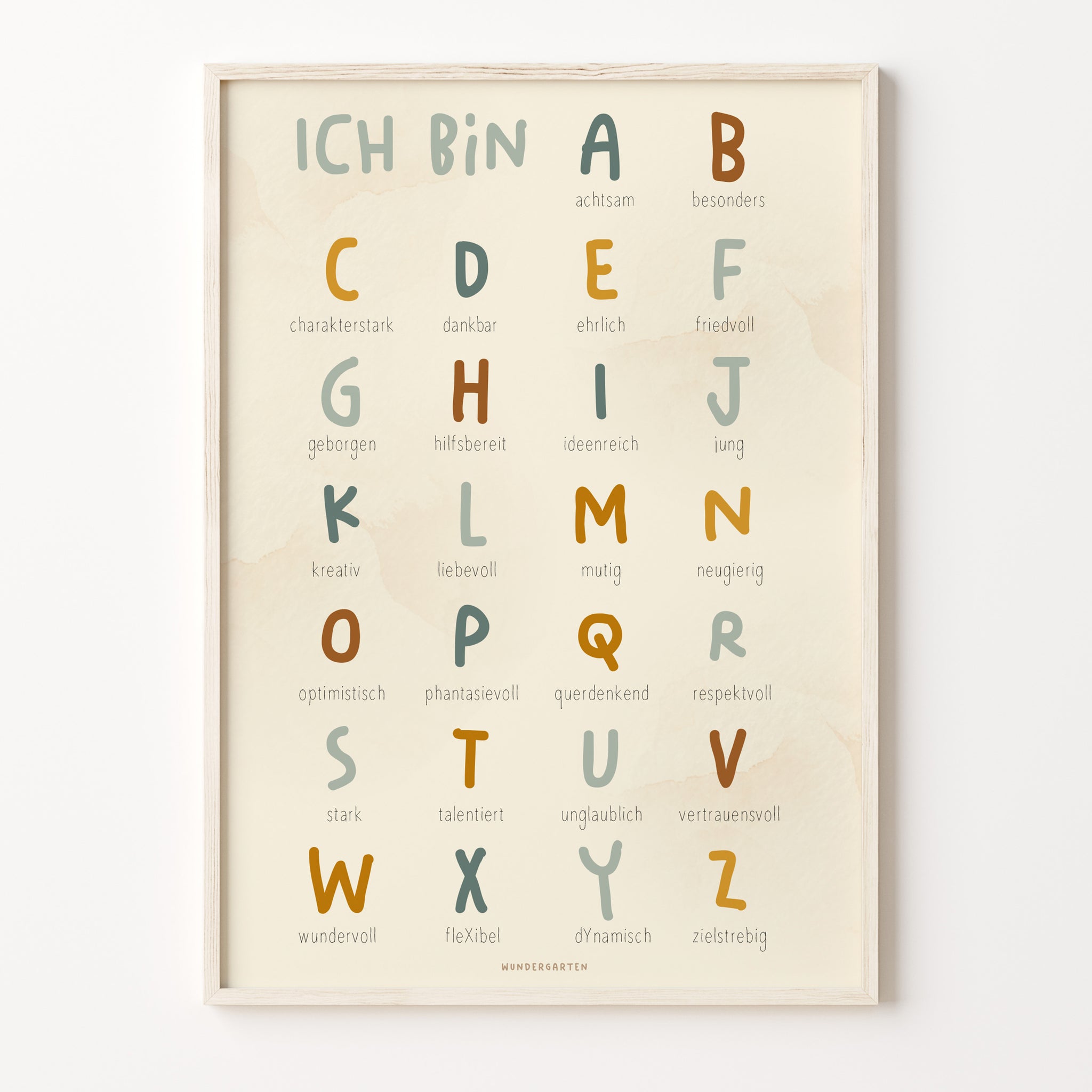 "Mein besonderes Alphabet"-Poster