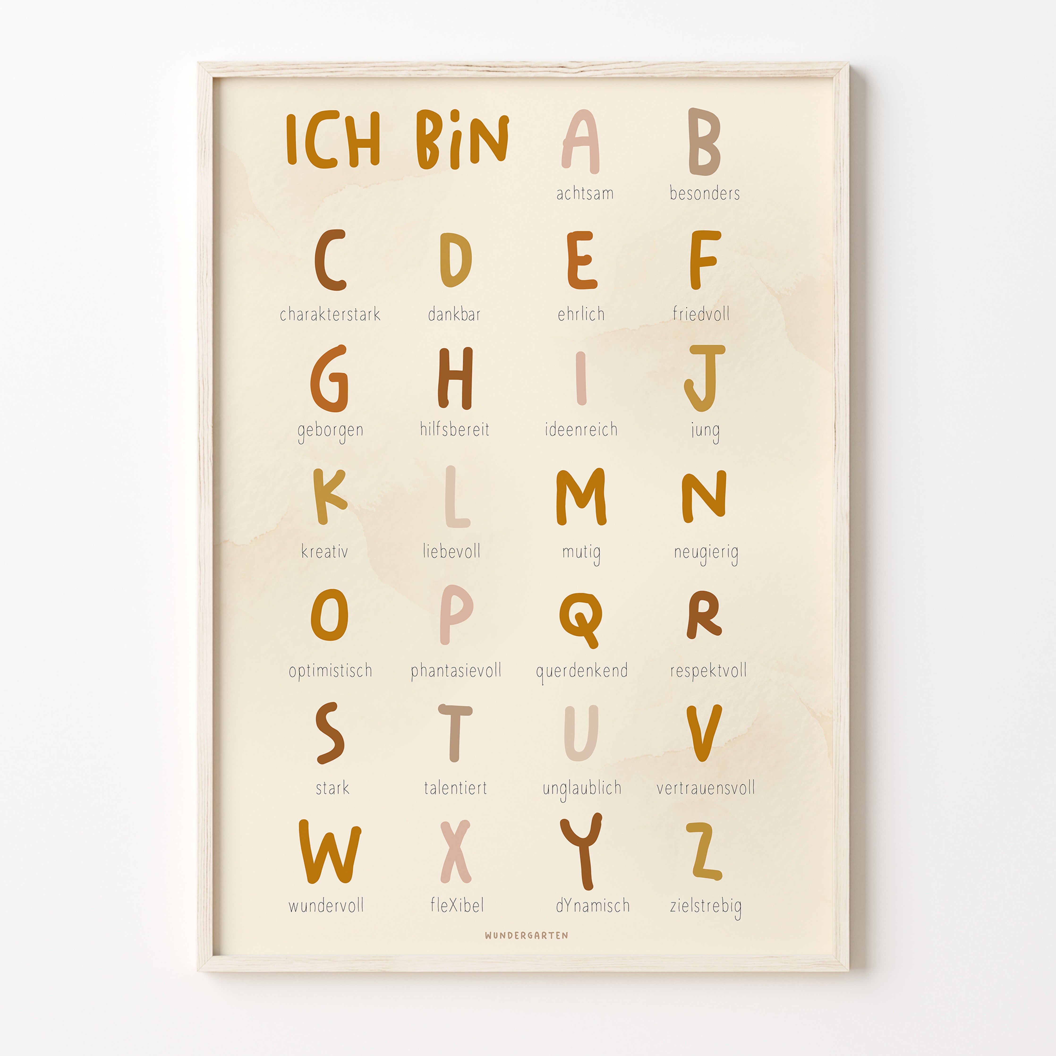 "Mein besonderes Alphabet"-Poster